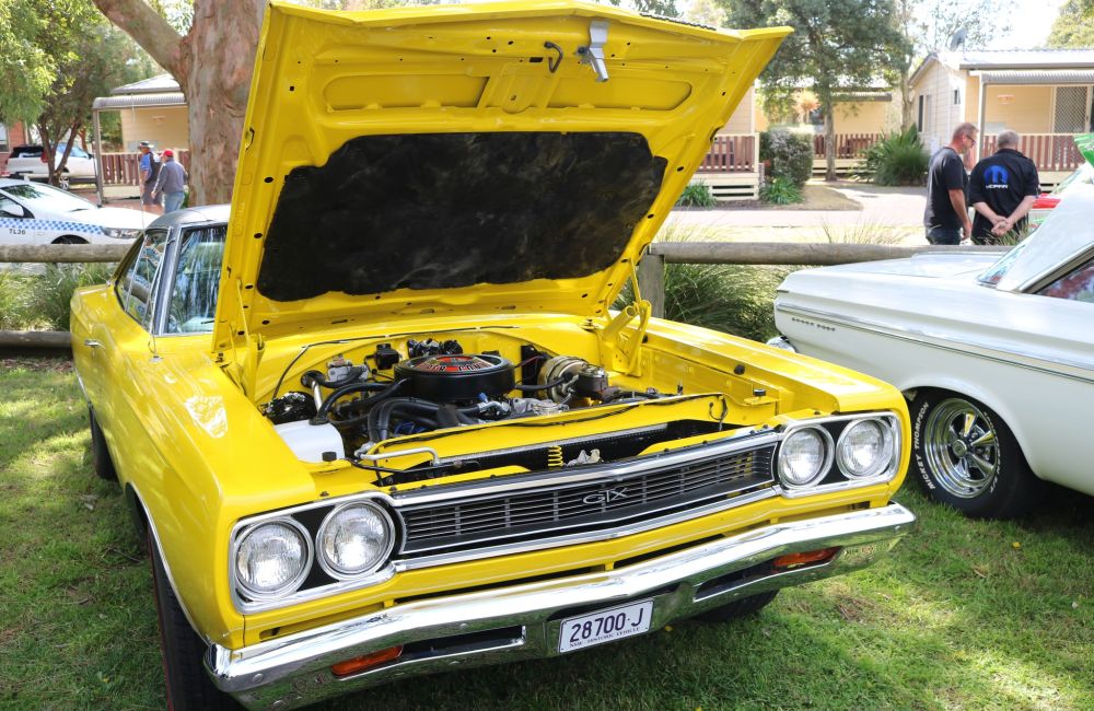 Top 10 Trophy Winner Steve Maloney Plymouth GTX Entrant Number 77