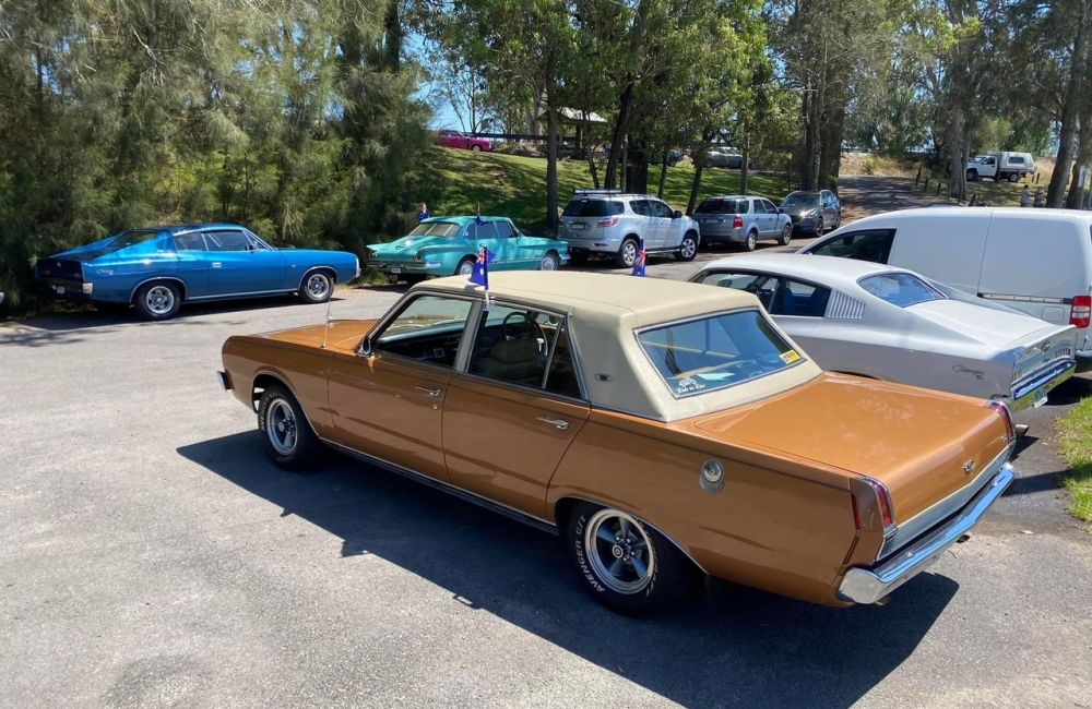 Car park on Australia Day at Karuah 2023