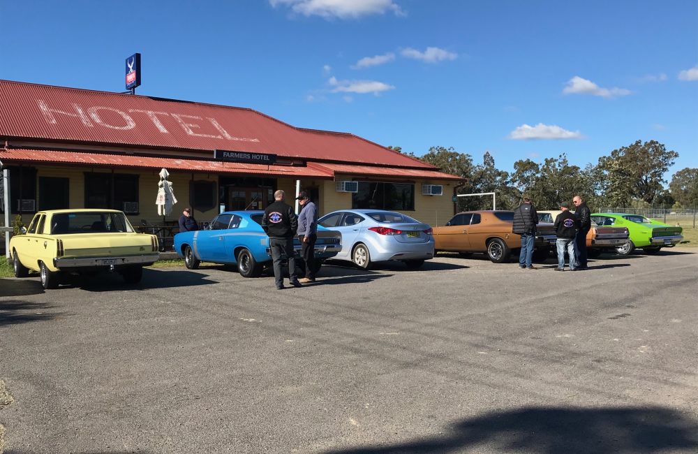Farmers Hotel at Vacy for lunch 12th June 2021
