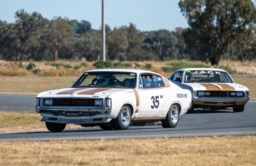 Jacks Back Charger racing at DECA