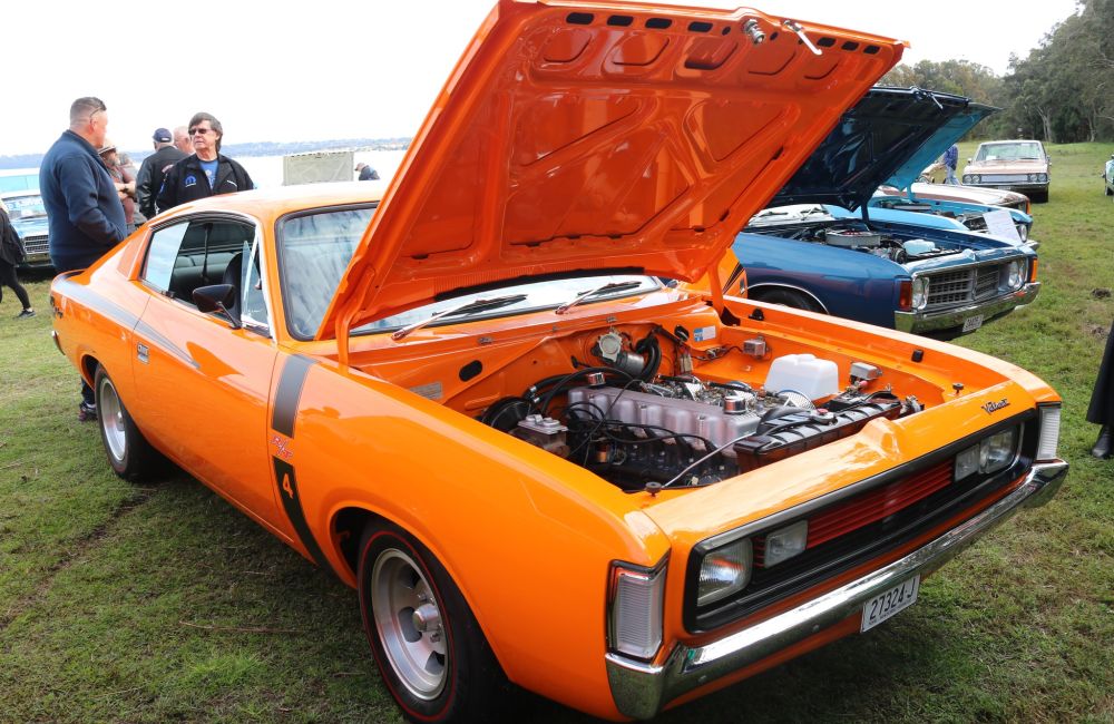 Top 10 Trophy Winner Brian Griffiths 1972 E49 Valiant Charger Entrant Number 49